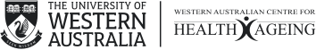 University of Western Australia and Western Australian Centre for Health and Ageing Logo