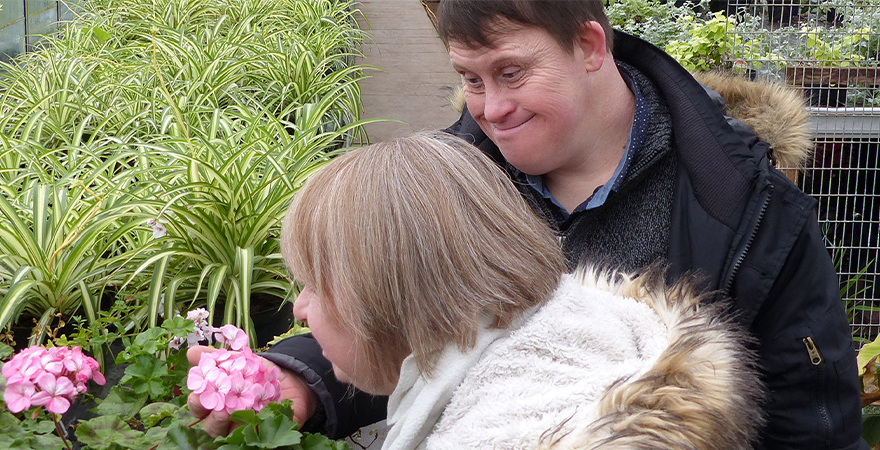 jennys diary smelling flowers