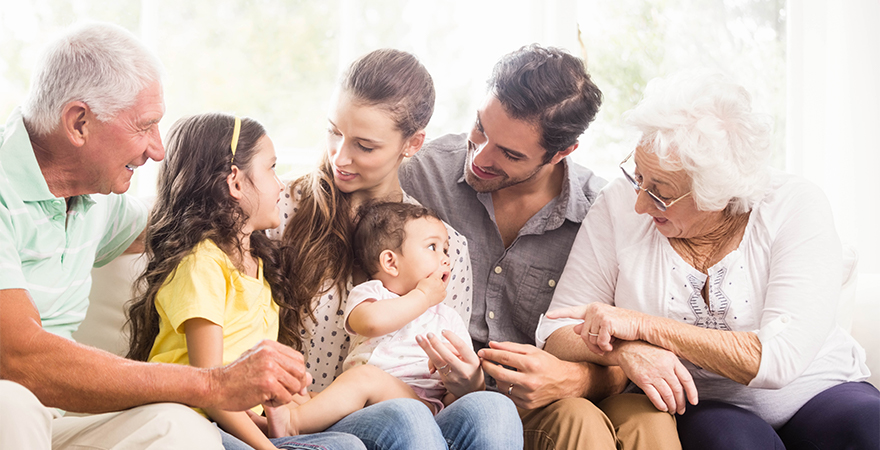 family group photo dementia effect on children